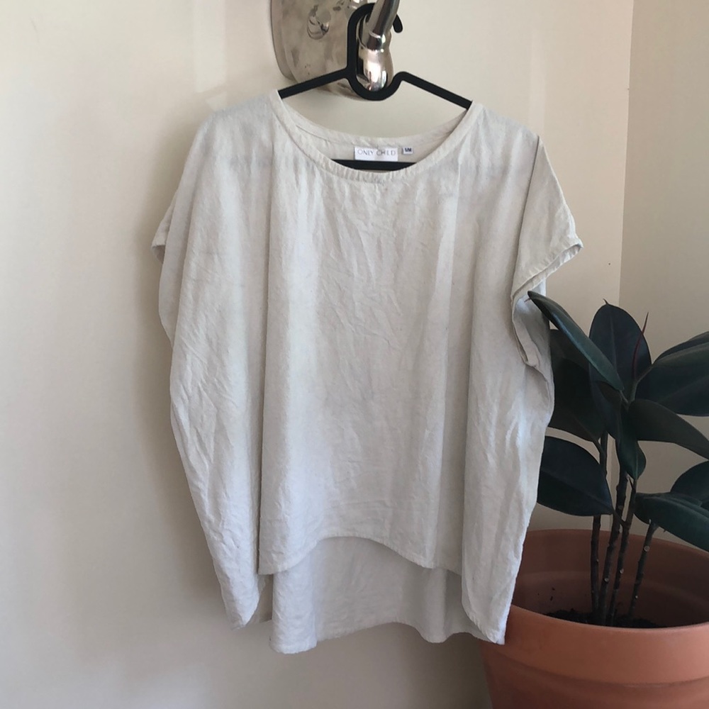 Only Child Alta Top size s/m. Beautiful raw silk.